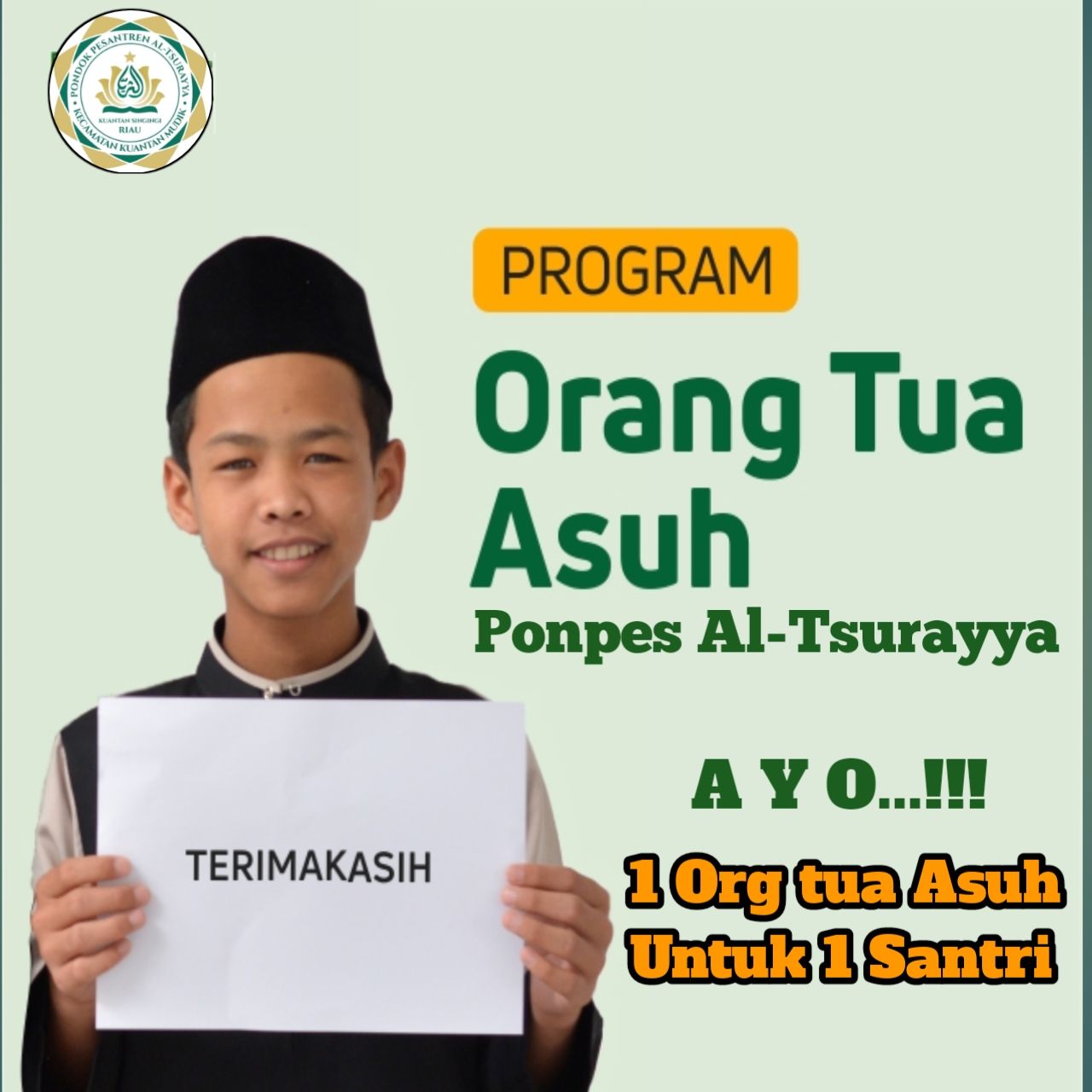 PROGRAM ORANG TUA ASUH PONPES AL-TSURAYYA TA. 2025/2026